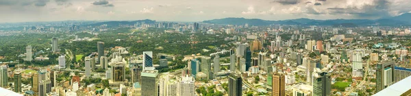 Kuala Lumpur Malásia Dezembro 2019 Incrível Horizonte Panorâmico Cidade Telhado — Fotografia de Stock