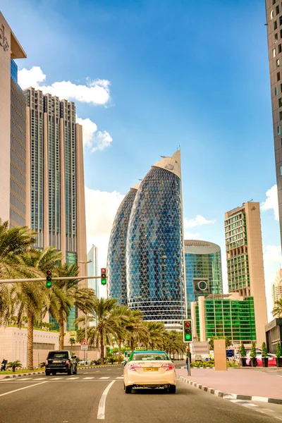Дубай Оаэ Декабря 2016 Дорожное Движение Дубае Прекрасный Солнечный День — стоковое фото
