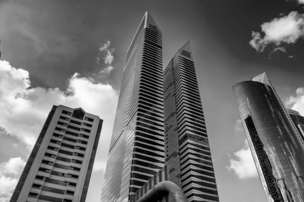 Dubai Emirados Árabes Unidos Dezembro 2016 Arranha Céus Centro Cidade — Fotografia de Stock