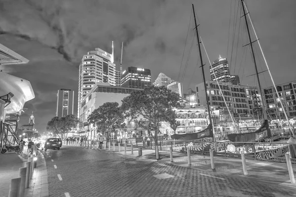 Auckland Nueva Zelanda Agosto 2018 Calles Edificios Frente Mar Por — Foto de Stock