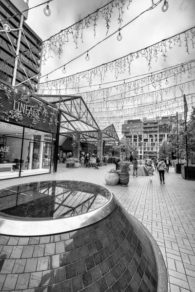 Auckland August 2018 Auckland Waterfront City Streets Buildings Cloudy Morning – stockfoto