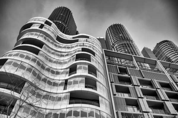 Sydney Αυγουστου 2018 Ψηλά Ουρανοξύστες Του Barangaroo Ένα Νέο Σύγχρονο — Φωτογραφία Αρχείου