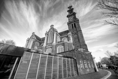 Amsterdam, Hollanda 'daki Westerkerk Kilisesi.