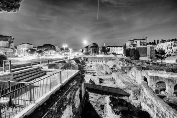 Rome Italy June 2014 Ancient Ruins Trajan Forum Foro Traiano — Stock Photo, Image