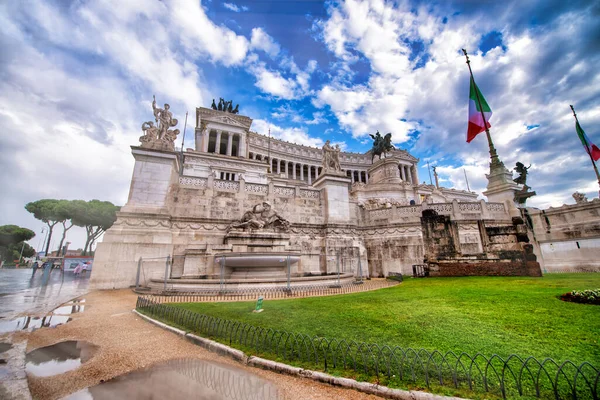 Рим Италия Июнь 2014 Алтарь Отечества Altare Della Patria Известный — стоковое фото