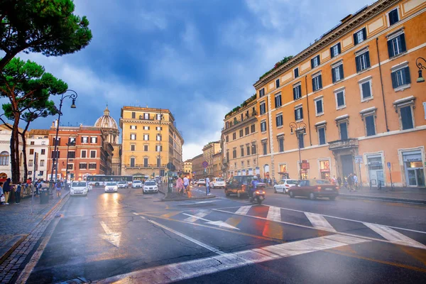 Rome Italy June 2014 Ancient Ruins Trajan Forum Foro Traiano — Stock Photo, Image