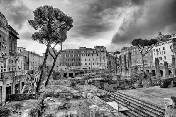 Rome Italien Juni 2014 Forntida Ruiner Trajan Forum Eller Foro — Stockfoto