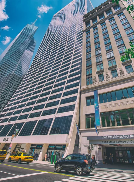 New York City June 2013 Manhattan Traffic Hot Sunny Day — Stockfoto