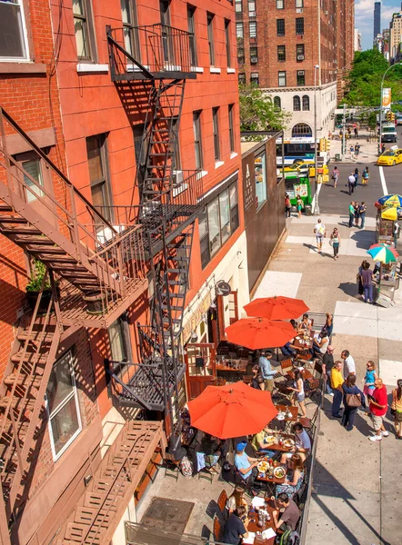 New York City June 2013 Tourists High Line Hot Sunny — Foto Stock