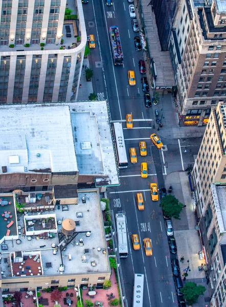 New York City June 2013 Aerial Overhead View Manhattan Skyscrapers — 图库照片