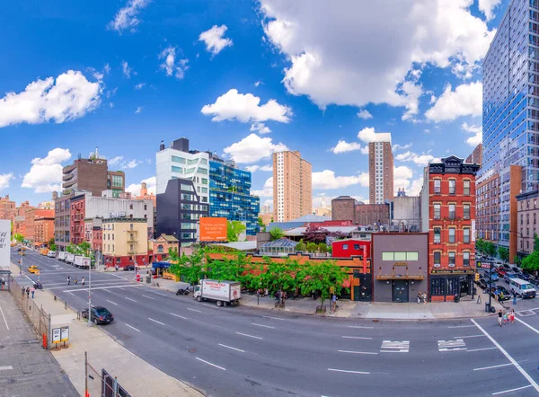 New York City June 2013 Panoramic View City Buildings High — ストック写真