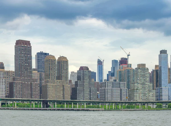 New York City Juni 2013 Panoramisch Uitzicht Manhattan Skyline — Stockfoto