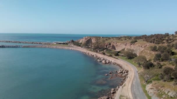 Veduta aerea di Granite Island in Australia Meridionale — Video Stock