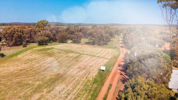 Vista Aérea Hermosa Campiña Isla Canguro Australia — Foto de Stock