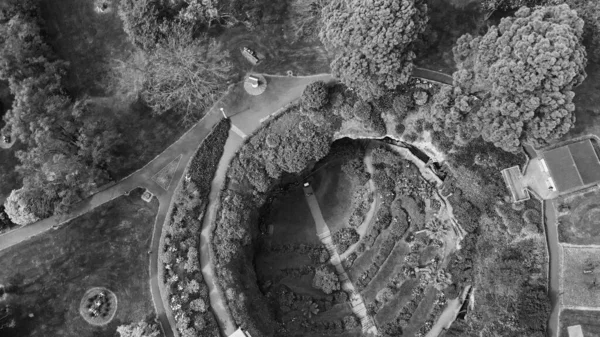 Gambier Australia Aerial View Umpherston Sinkhole Beautiful Morning — Stock Photo, Image