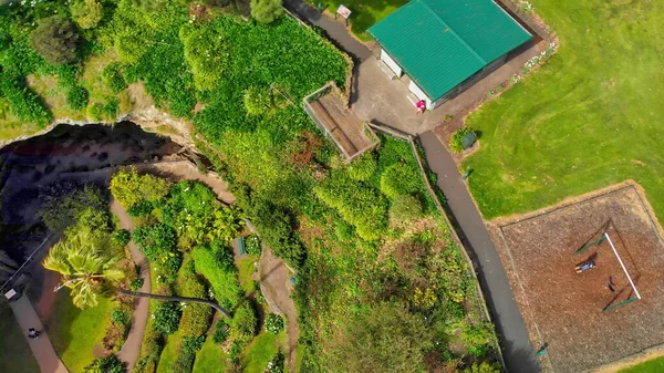 Gambier Australien Luftaufnahme Des Umpherston Sinkhole Einem Schönen Morgen — Stockfoto