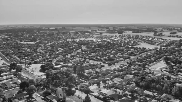 Gambier Austrália Vista Aérea Paisagem Urbana Uma Bela Manhã — Fotografia de Stock