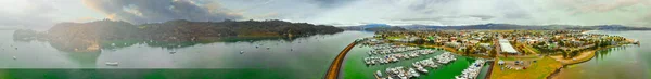 Panorámás Légi Kilátás Whitianga Mercury Bay Zéland Északi Sziget — Stock Fotó