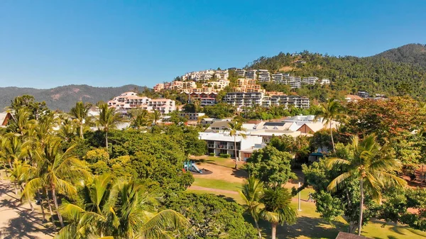 Airlie Beach Queensland Luchtfoto Van Drone — Stockfoto