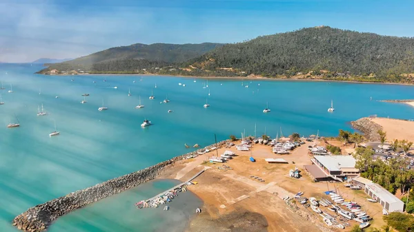 Airlie Beach Queensland Vue Aérienne Depuis Drone — Photo