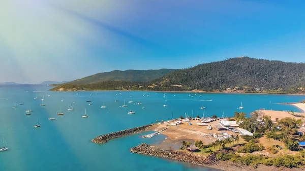 Airlie Beach Queensland Vista Aérea Drone — Fotografia de Stock