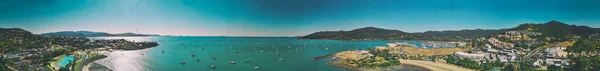 Panoramautsikt Över Airlie Beach Vacker Solig Dag Australien — Stockfoto