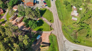 Güney Dakota kırsal ve tepeleri yaz mevsiminde, ABD.