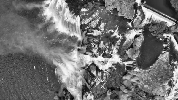 Veduta Aerea Shoshone Falls Nella Stagione Estiva Dal Punto Vista — Foto Stock