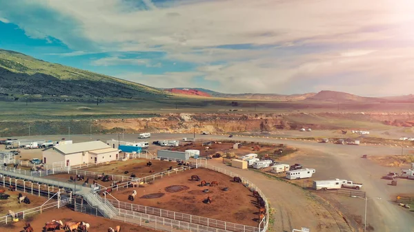 Cody Antenn Sommarsäsongen Wyoming Usa — Stockfoto