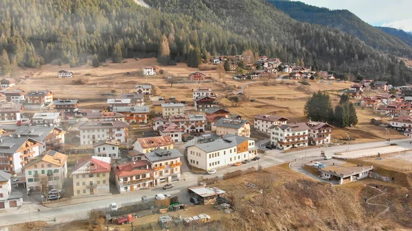 Долина Ауро Склоны Итальянских Альпах Зимний Сезон — стоковое фото