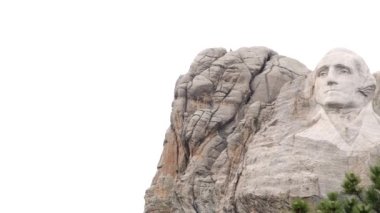 Rushmore Ulusal Anıtı 'nın panoramik manzarası, Güney Dakota, ABD