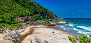 Angahook-Lorne Eyalet Parkı Büyük Okyanus Yolu, Avustralya.
