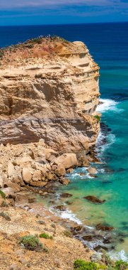 Princetown, Avustralya boyunca uzanan Büyük Okyanus Yolu kıyı şeridi..