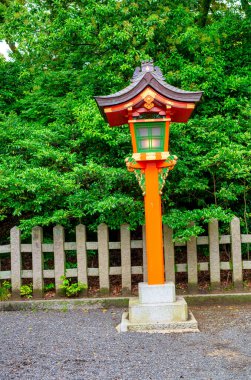 Fushimi Inari Tapınak Lambası Japonya, Kyoto 'da..