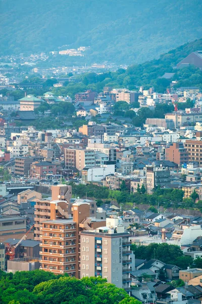Kioto Japan Mai 2016 Luftaufnahme Von Kyoto Aus Der Vogelperspektive — Stockfoto