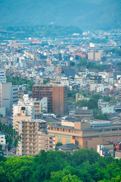 Kyoto Japón Mayo 2016 Vista Aérea Kioto Desde Alto Punto — Foto de Stock