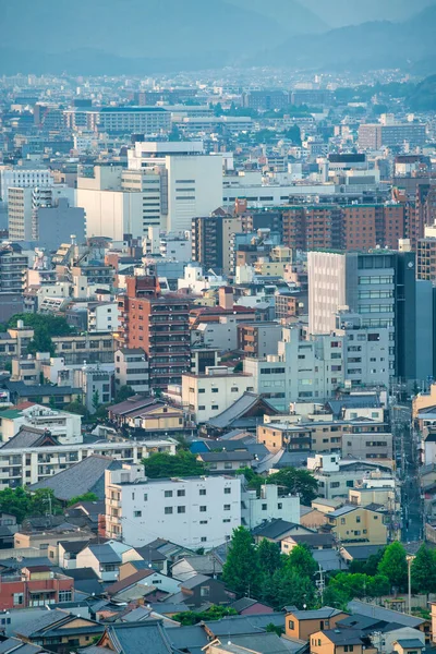 Kyoto Japan Mei 2016 Luchtfoto Van Kyoto Vanuit Een Hoog — Stockfoto