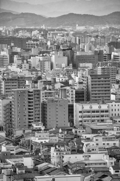 Kyoto Japan Mei 2016 Luchtfoto Van Kyoto Vanuit Een Hoog — Stockfoto