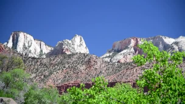 Góry Zion National Park, USA — Wideo stockowe