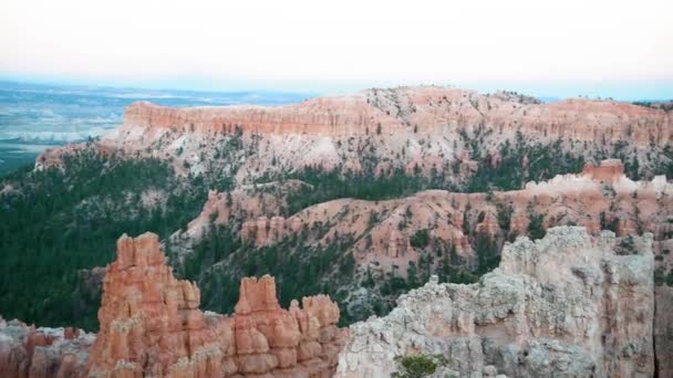 Montanhas do Parque Nacional Bryce Canyon, EUA — Vídeo de Stock