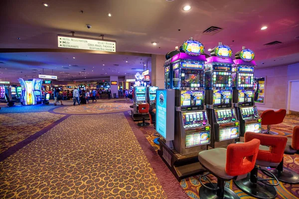 Las Vegas นายน 2018 มมองภายในของ City Casino อมเคร องสล — ภาพถ่ายสต็อก