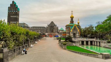 Darmstadt, Almanya 'daki Rus Ortodoks Kilisesi.