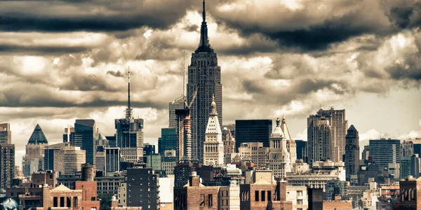 Reuzenwolkenkrabbers Van New York City — Stockfoto