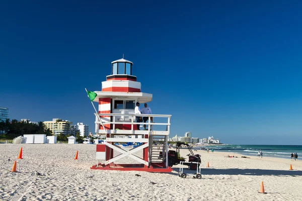 Miami Februar 2016 Miami Beach Einem Sonnigen Wintertag — Stockfoto