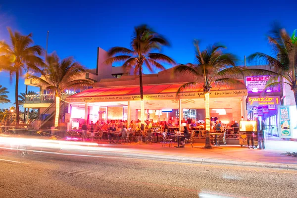 Fort Lauderdale February 2016 People Enjoy Night Life Local Pubs — Stock Photo, Image