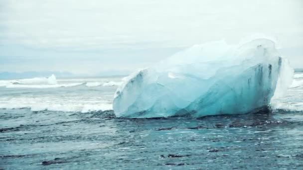 Jokulsarlon Buzdağları, İzlanda — Stok video
