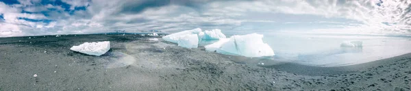 Laguna Icebergs Parque Nacional Jokulsarlon Islandia Temporada Verano —  Fotos de Stock