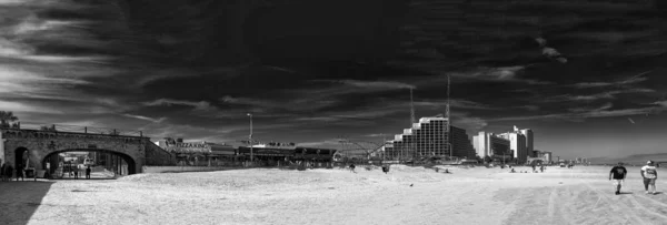 Daytona Beach February 2016 Městská Pláž Krásného Slunečného Dne Panoramatický — Stock fotografie