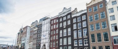 Klasik mimarisi, Amsterdam, Hollanda.