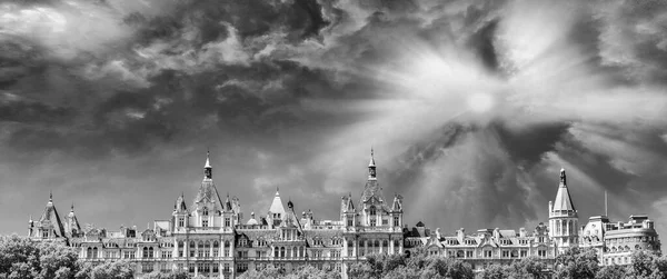 Black White View Royal Horseguards London — Stock Photo, Image